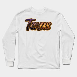 Texas Sunset Long Sleeve T-Shirt